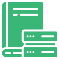 Simple green library symbol